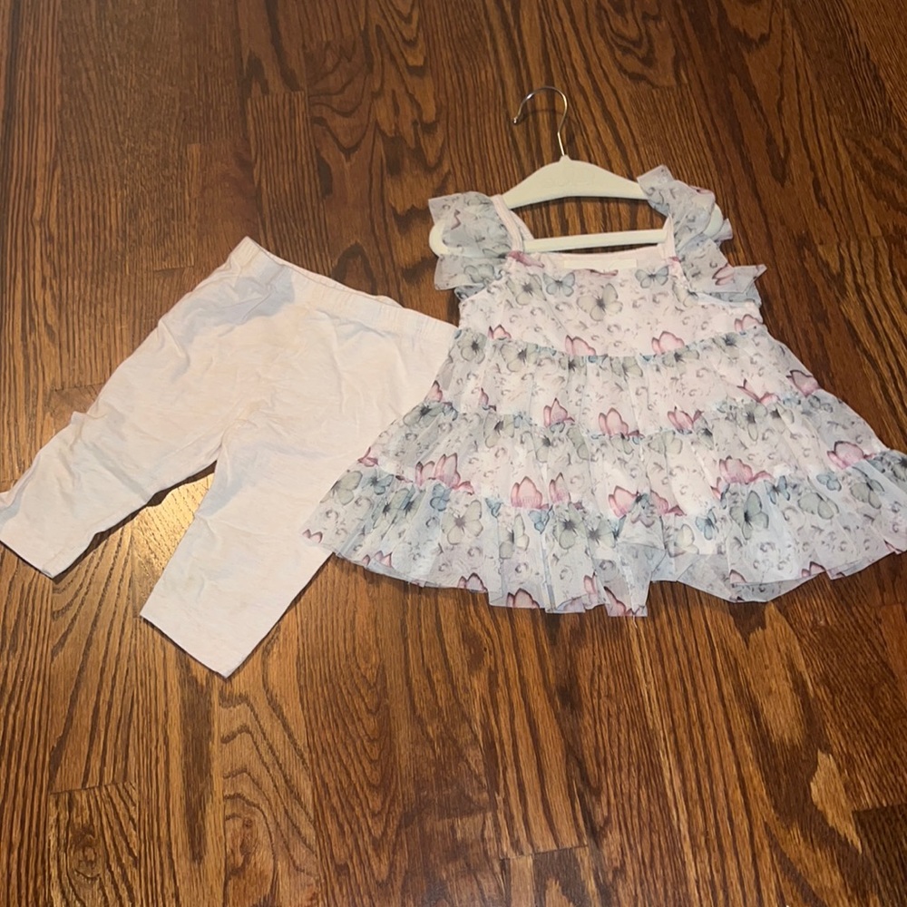 Mabel and honey butterfly tulle set